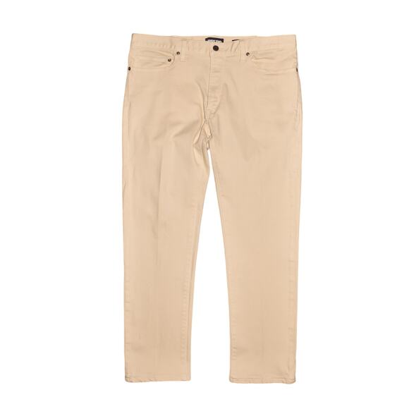 LANDS' END $65 Square Rigger Slim Fit Stretch Denim Jean Ivory Men's 36 - Picture 1 of 4